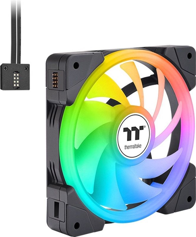 Thermaltake - Swafan EX12 ARGB - Ventilator - Transparant - 3 Eenheden