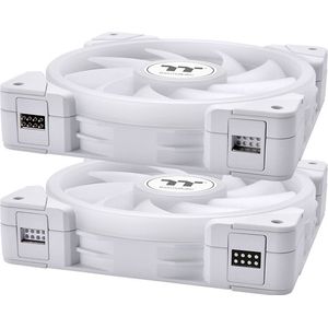 Thermaltake - CL-F169-PL12SW-A - PC-Ventilator - Wit - Incl. LED-Verlichting