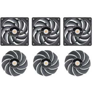 Thermaltake - EX14 Pro - PC Ventilator - Zwart - 140 mm - 3 Stuks