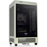 Thermaltake - Tower 200 - PC-behuizing - Groen - Mini-ITX