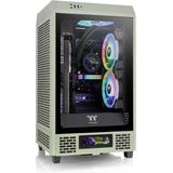 Thermaltake - Tower 200 - PC-behuizing - Groen - Mini-ITX