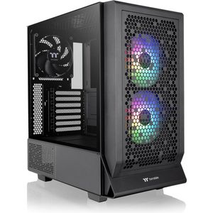 Thermaltake - Ceres 330 TG ARGB - PC-behuizing - Zwart - SPCC - Gehard Glas