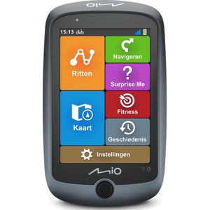 MIO Cyclo Discover Connect - Full Europe GPS Fietsnavigatie - Wi-Fi - bluetooth - antraciet/zwart