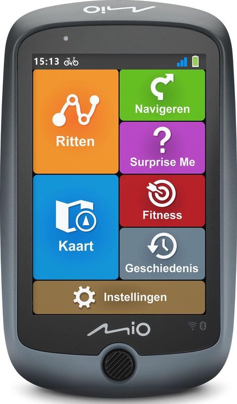 MIO Cyclo Discover Connect - Full Europe GPS Fietsnavigatie - Wi-Fi - bluetooth - antraciet/zwart