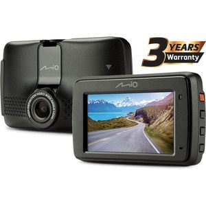 Mio MiVue 732 videorecorder Full HD Wi-Fi (Ingebouwd display, Batterij, WiFi, Nachtzicht, GPS-ontvanger, Versnellingssensor, Ingebouwde microfoon, Volledige HD), Dashcams, Zwart