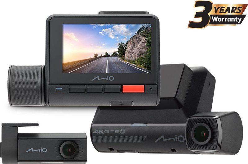 Mio - MiVue 955WD - Dual Dashcam - 4K Ultra HD - Inclusief Achterruitcamera