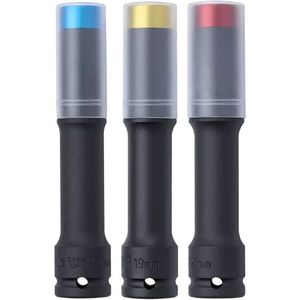 Sonic - Power-krachtdopset 1/2'' - Extra Lang - 3 Delig