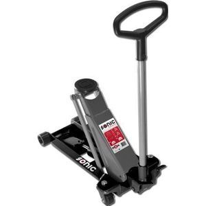 Sonic - Laag Profiel Krik - Grijs - Staal - Hefvermogen 2000kg