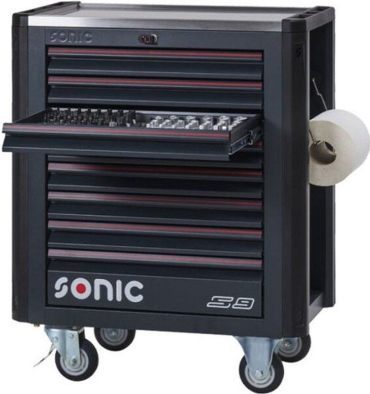 Sonic - NEXT S9 - Gereedschapswagen - RVS - Ruimtebesparend Ontwerp