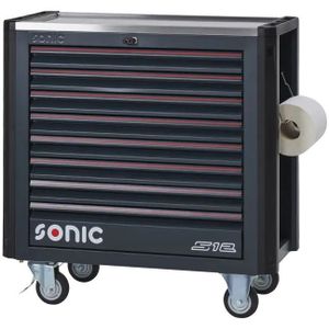 Next S12 Gereedschapswagen - 400-Delig - Versterkt RVS Werkblad - 4 Heavy-Duty Wielen