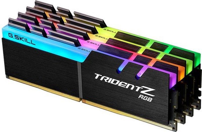 G.Skill - Trident Z RGB - RAM - Zwart - 4 x 8GB - 3200MHz - DDR4