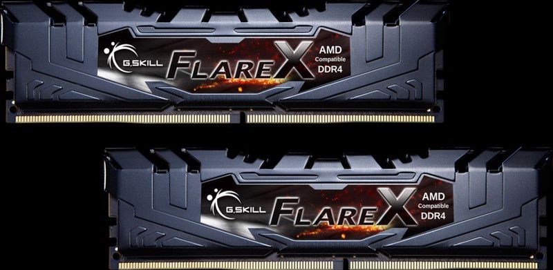 G.Skill - Fakkel X - RAM - Zwart - 2 x 8GB - 3200MHz - DDR4