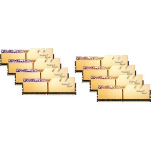 G.Skill - Trident Z Royal Series - RAM - Goud - 128 GB (8 x 16 GB Kit) - DDR4 3200 DIMM CL16