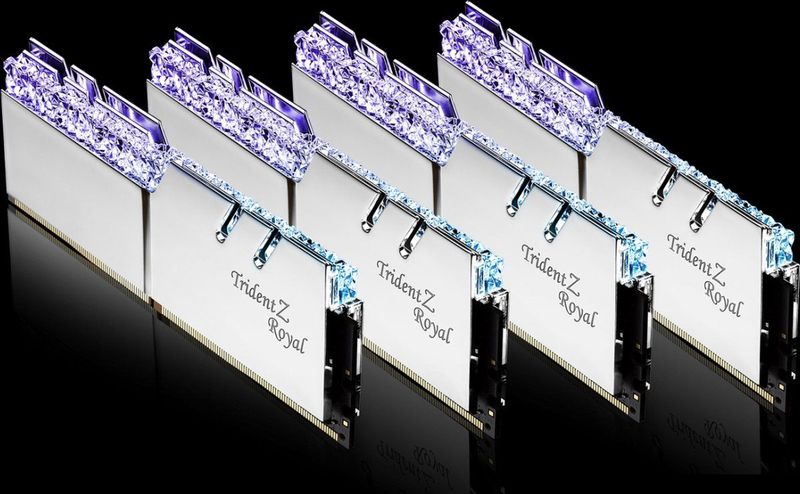 G.Skill - Trident Z Royal - RAM - Zilver - 4 x 16GB - 3200 MHz - DDR4