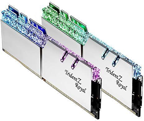 G.Skill - Trident Z Royal - Geheugenmodule - Zilver - 32GB (2 x 16GB) - DDR4 3600MHz