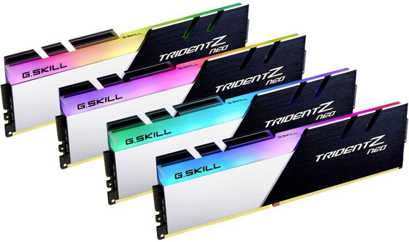 G.Skill F4-3200C16Q-64GTZN Werkgeheugenset voor PC DDR4 64 GB 4 x 16 GB 3200 MHz F4-3200C16Q-64GTZN