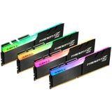 G.Skill 32 GB DDR4-3600 Quad-Kit werkgeheugen F4-3600C16Q-32GTZRC, Trident Z RGB, XMP