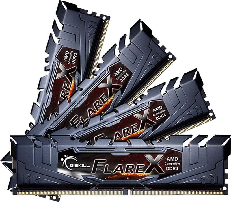 G.Skill - Fakkel X - RAM - Zwart - 4 x 16GB - 3200MHz - DDR4