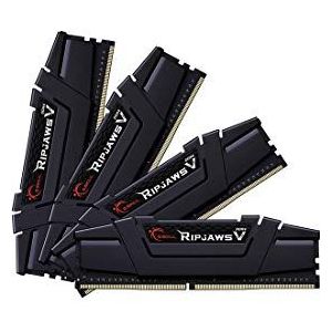 G.Skill - Ripjaws V - RAM - 64GB - 4x16GB - DDR4 3600MHz - Zwart