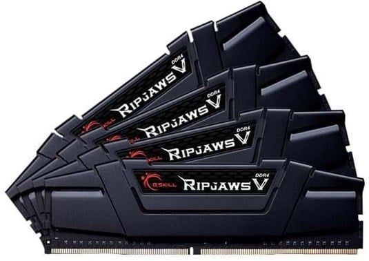 G.Skill - Ripjaws V - RAM - Zwart - 4 x 8GB - 4000 MHz - DDR4 - DIMM 288 pin
