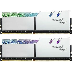 G.Skill Trident Z Royal F4-4000C18D-32GTRS Geheugenmodule GB DDR4 (2 x 16GB, 4000 MHz, DDR4 RAM, DIMM 288 pin), RAM, Zilver