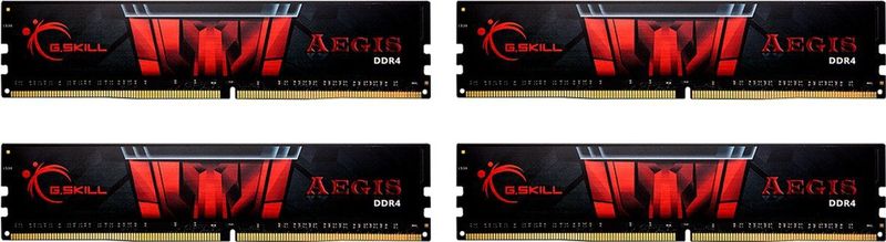 G.Skill - Aegis - RAM - Zwart - 4 x 16GB - 3200 MHz - DDR4