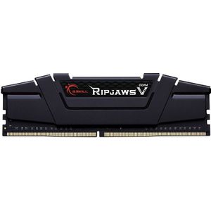 G.Skill RipJaws V-serie, DDR4-3200, CL16 - 32 GB (1 x 32GB, 3200 MHz, DDR4 RAM, DIMM 288 pin), RAM, Zwart