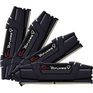 G.Skill Ripjaws V F4-4000C18Q-128GVK - Geheugen - DDR4 - 128 GB: 4 x 32 GB - 288-PIN - 4000 MHz - CL18 - 1.40V - zwart