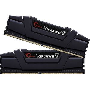 G.Skill Ripjaws V F4-4000C18D-64GVK Geheugenmodule GB DDR4 (2 x 32GB, 4000 MHz, DDR4 RAM, DIMM 288 pin), RAM, Zwart
