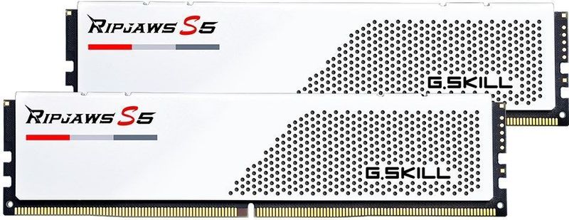 G.Skill - Ripjaws S5 - RAM - Wit - 32GB (2 x 16GB) - DDR5 5600MHz