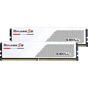 G.skill - Ripjaws S5 - RAM Geheugen - Wit - 32GB - 2x16GB - DDR5 - 6000MHz