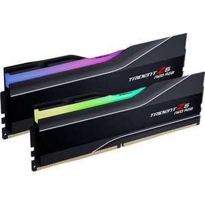 G.Skill Trident Z5 Neo RGB F5-6000J3038F16GX2-TZ5NR - Geheugen DDR5 - 32 GB: 2 x 16 GB - 288-PIN - 6000 MHz / PC5-48000 - CL30 - 1.35V - AMD EXPO - Non-ECC - zwart