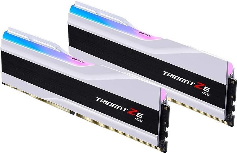 DIMM 32 GB DDR5-6400 (2x 16 GB) Dual-Kit (weiß, F5-6400J3239G16GX2-TZ5RW, Trident Z5 RGB, INTEL XMP)