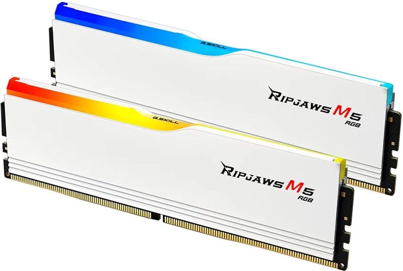 G.Skill - Ripjaws M5 RGB - RAM Geheugen - Wit - Geheugentype: DDR5 - Capaciteit: 32 GB