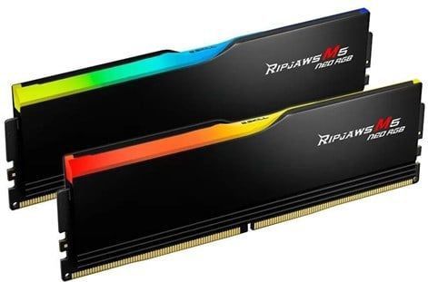 G.Skill - Ripjaws M5 Neo RGB - RAM - Zwart - 32GB - 6000MHz - DDR5
