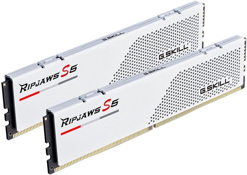 G.Skill - Ripjaws S5 - RAM - Wit - 2 x 48GB - 6000 MHz - DDR5