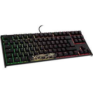 Ducky - One 2 TKL PBT - Toetsenbord - Zwart - Bedraad met RGB-LED-verlichting