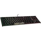 Ducky One 2 TKL PBT Gaming toetsenbord, MX-Speed-zilver, RGB LED - zwart