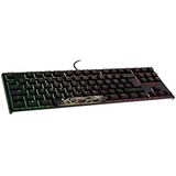 Ducky One 2 TKL PBT Gaming toetsenbord, MX-Silent-rood, RGB LED - zwart