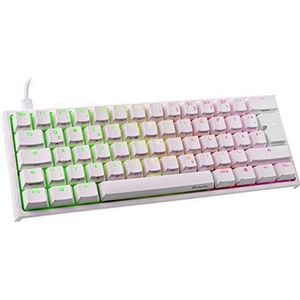 Ducky ONE 2 Mini Gaming, MX-Speed Zilver, RGB-LED, Wit