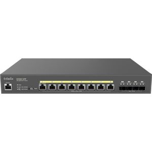 EnGenius ECS2512FP netwerk-switch Managed L2+ 2.5G Ethernet (100/1000/2500) Power over Ethernet (PoE) Zwart