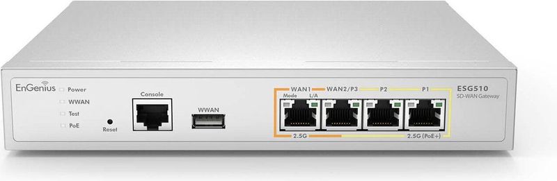 Engenius - Esg510 - Sd Wan Router - Zwart - 2500 Mbit/s