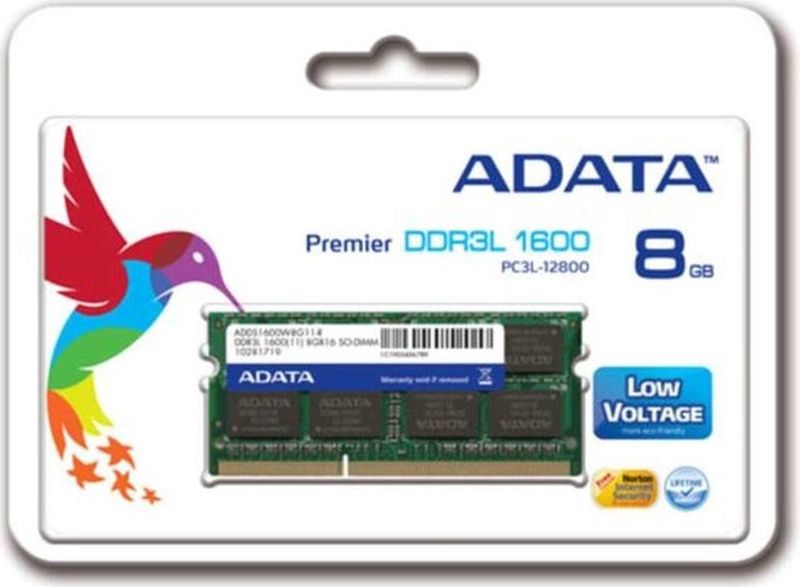 RAM Memory Adata ADDS1600W8G11-S CL11 8 GB DDR3