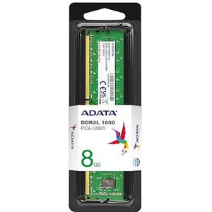 Adata ADDU1600W8G11-S geheugenmodule GB DDR3L (1 x 8GB, 1600 MHz, DDR3L RAM, DIMM 288 pin), RAM, Groen