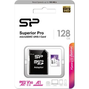 Silicon Power Superior Pro 128 GB MicroSDXC UHS-I Klasse 10