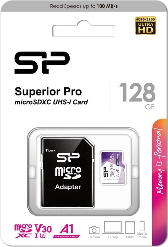 Silicon Power Superior Pro 128 GB MicroSDXC UHS-I Klasse 10