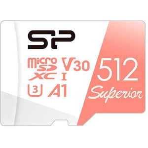 Silicon Power - Micro SDXC Superior Pro - 512GB - 100MB/s - V30