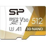 Silicon Power - MicroSDXC Card - 512GB - Class 10 UHS-1 U3 V30