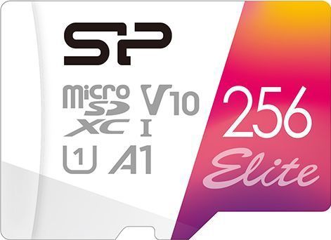 Silicon Power - Elite Micro SDXC - Geheugenkaart - 256GB - UHS-I - A1 - V10