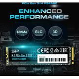 Silicon Power A60 256GB NVMe M.2 PCIe Gen3x4 2280 SSD